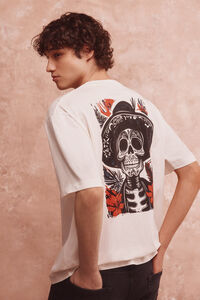 Springfield Playera con sombrero mexicano de calavera