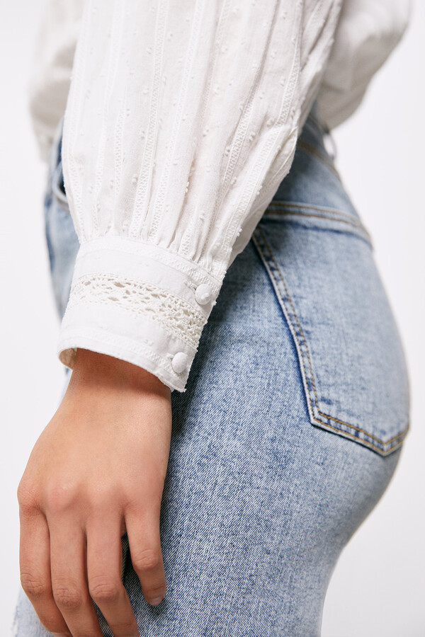 High Spirits Blusa Beverly natural