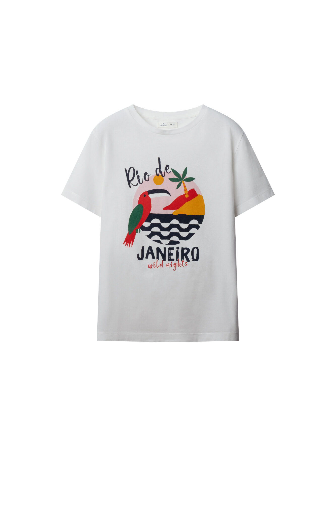 Springfield Playera "rio de janeiro" blanco
