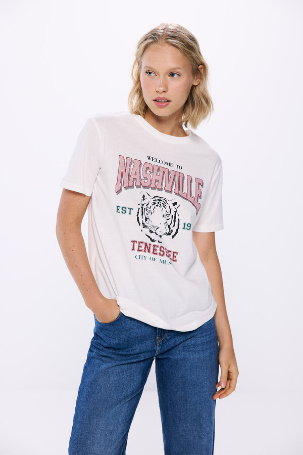 Springfield Playera "Nashville" estampado