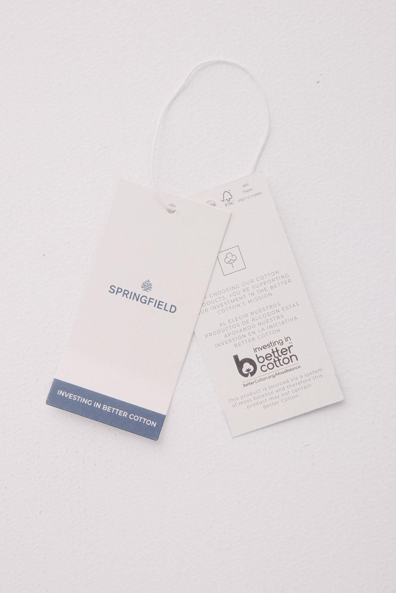 Springfield Bermuda fluida relaxed fit azul indigo