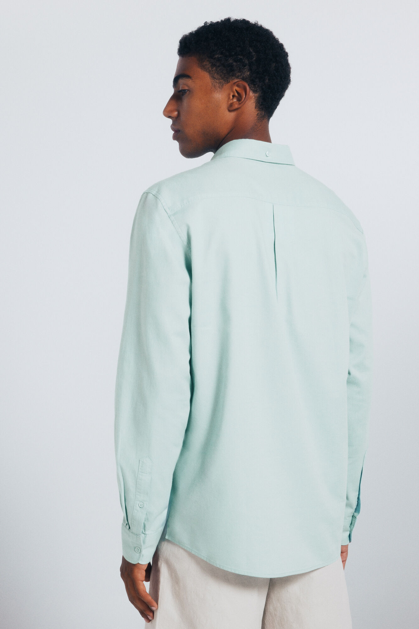 Springfield Camisa estructura verde