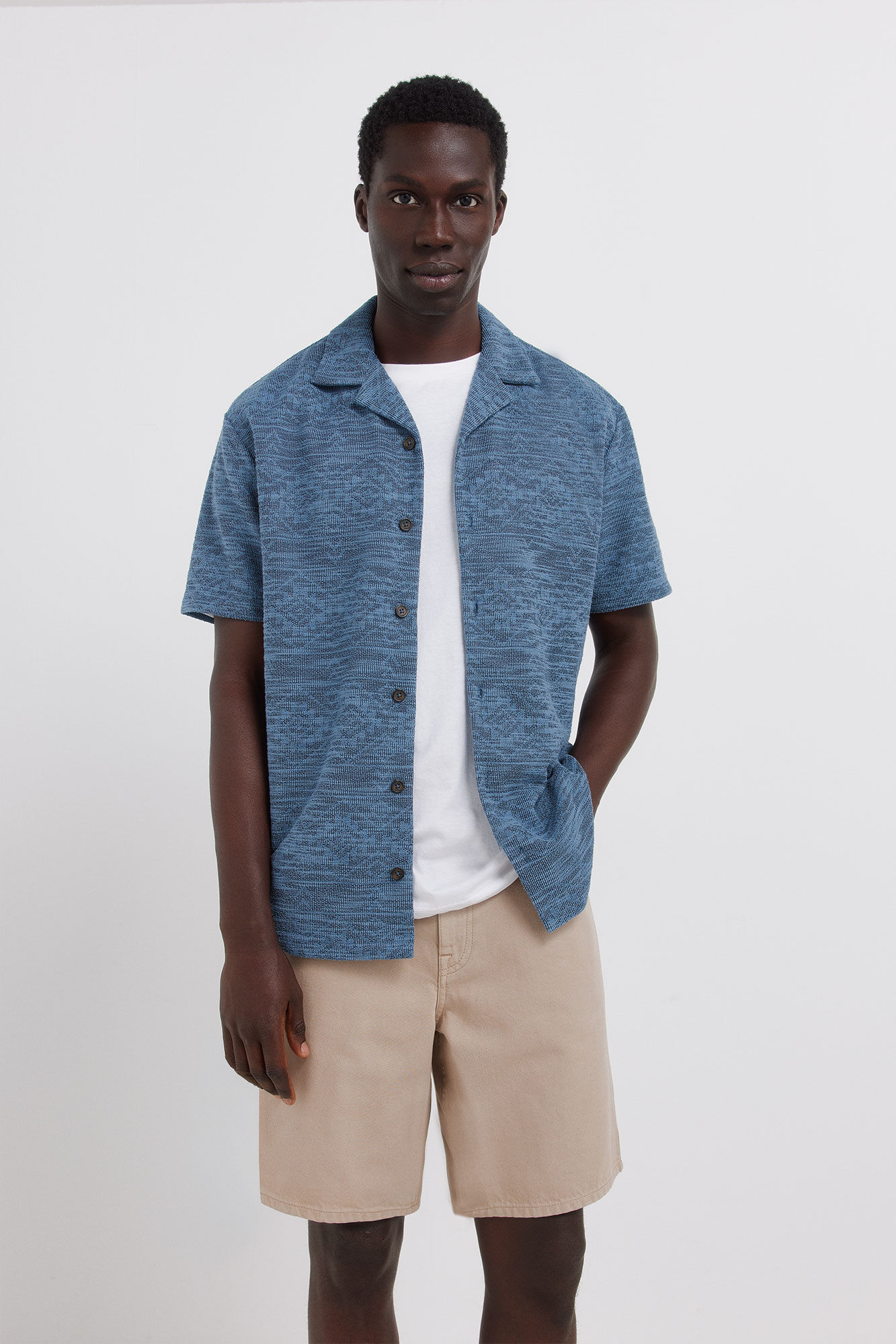 Springfield Polo camisero jacquard regular fit