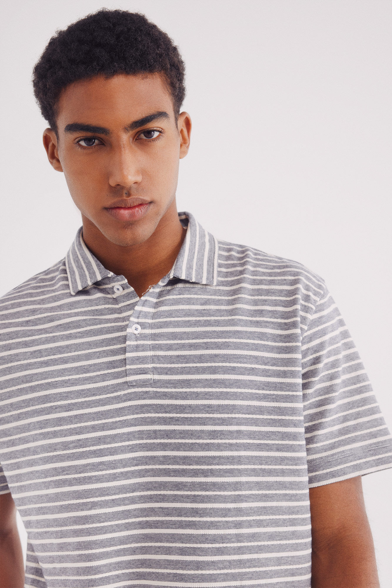 Springfield Polo jersey microrraya estructura regular fit