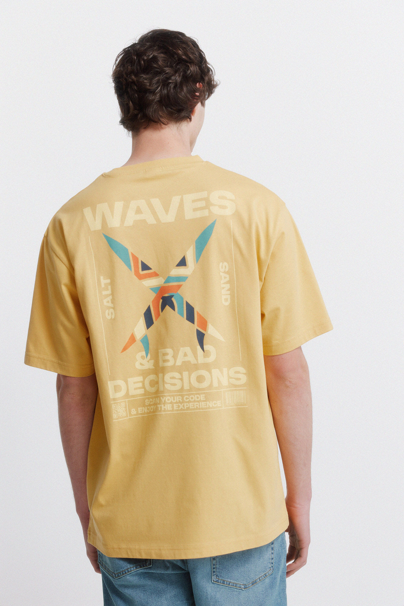 Springfield Playera waves amarillo