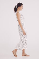 Springfield Vestido midi puntos estampado