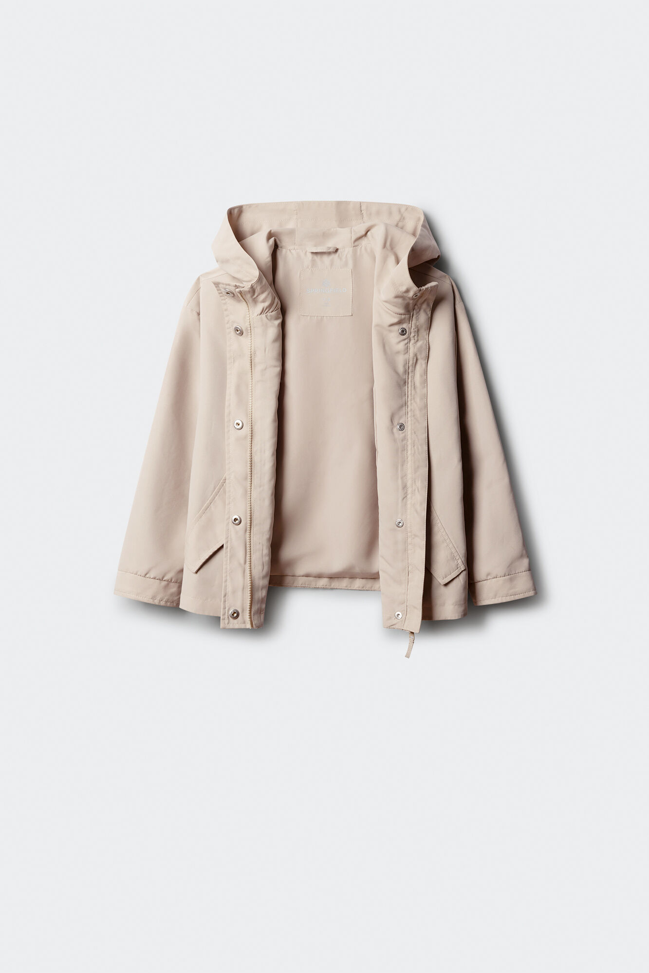 Springfield Kids Parka gabardina para ni&ntilde;a caf&eacute;