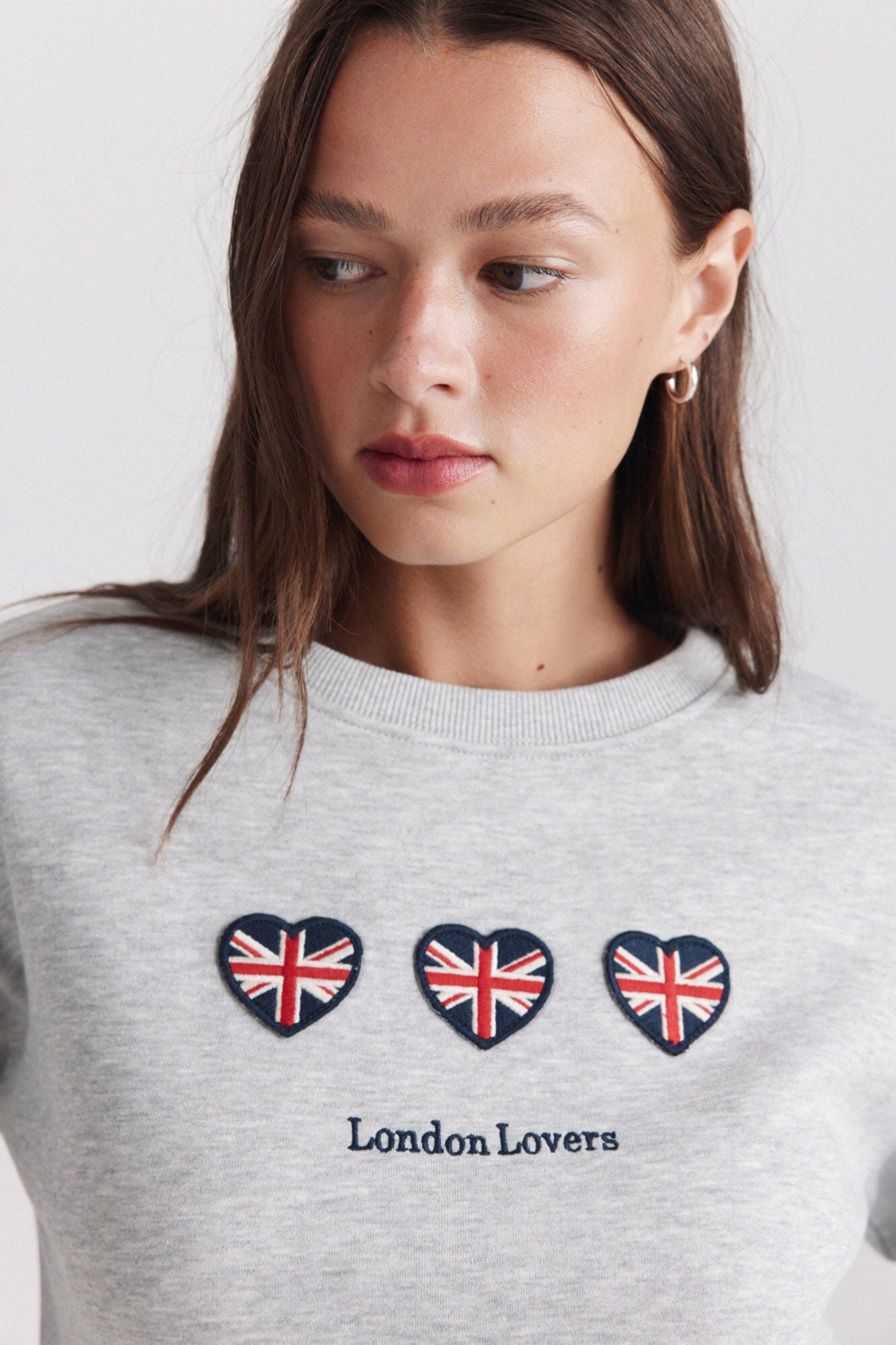 Springfield Sudadera "united kingdom" gris