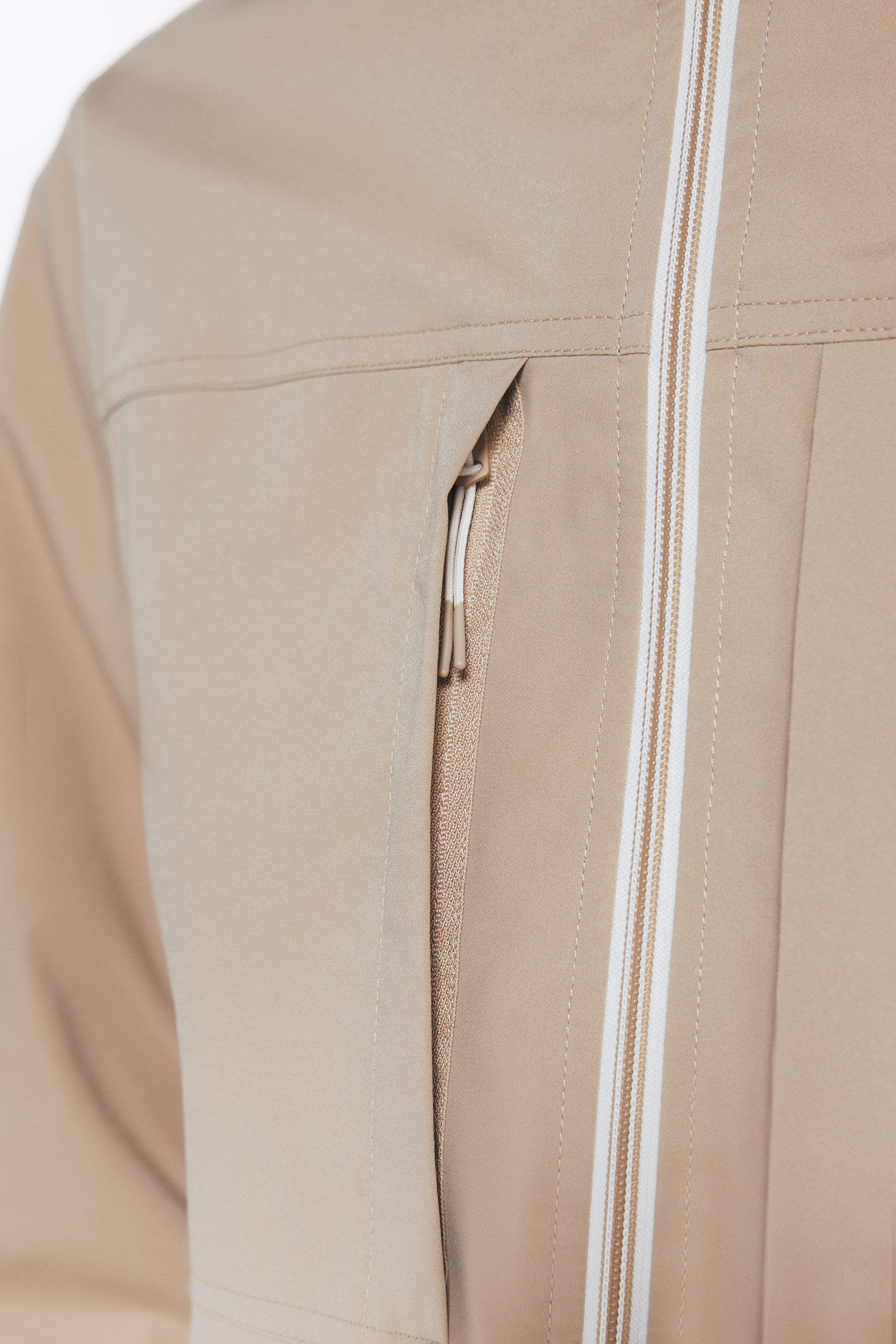 Springfield Parka t&eacute;cnica beige