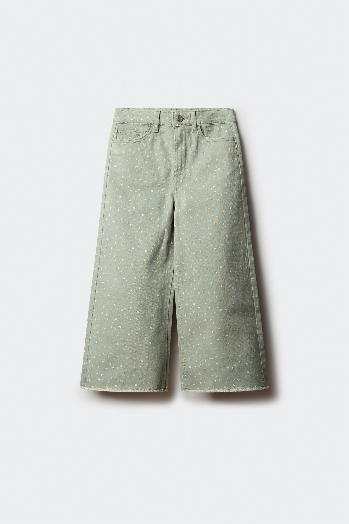 Springfield Kids Pantal&oacute;n culotte flores ni&ntilde;a verde