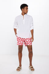 Springfield Bañador estampado flores rojo