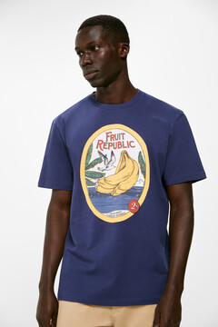 Springfield Camiseta fruit republic azul medio