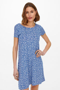 Springfield Vestido corto estampado azul tinta