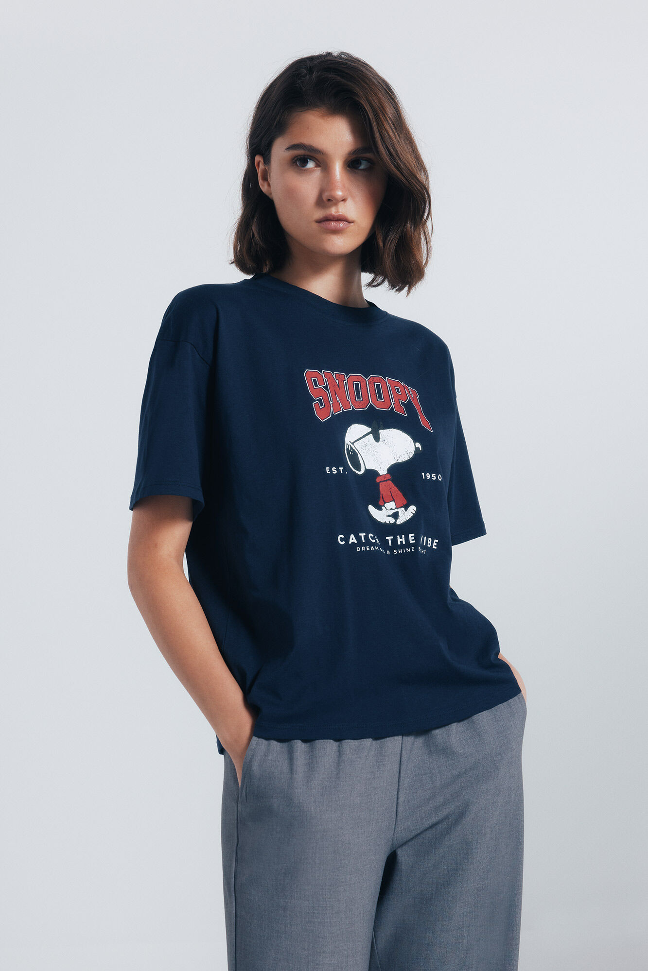 Springfield Playera "Snoopy" marino
