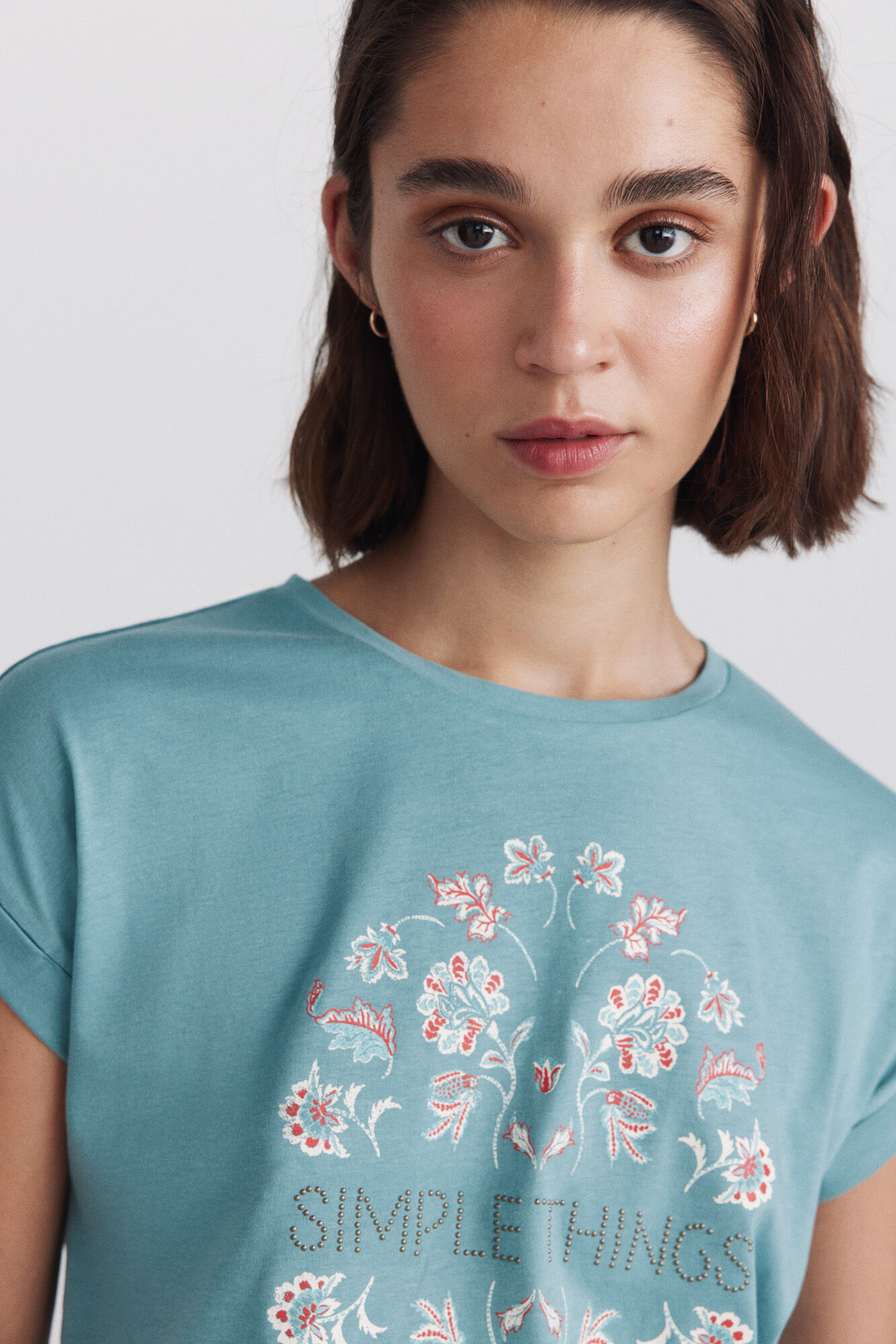Springfield Playera de algod&oacute;n con estampado caza oscuro