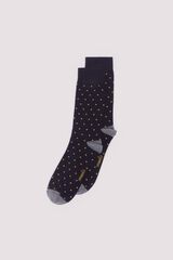 Springfield Calcetín largo jacquard negro