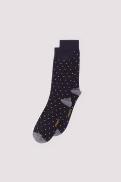 Springfield Calcetín largo jacquard negro