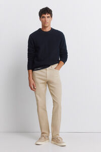 Springfield Pantal&oacute;n slim fit de 5 bolsillos lavado