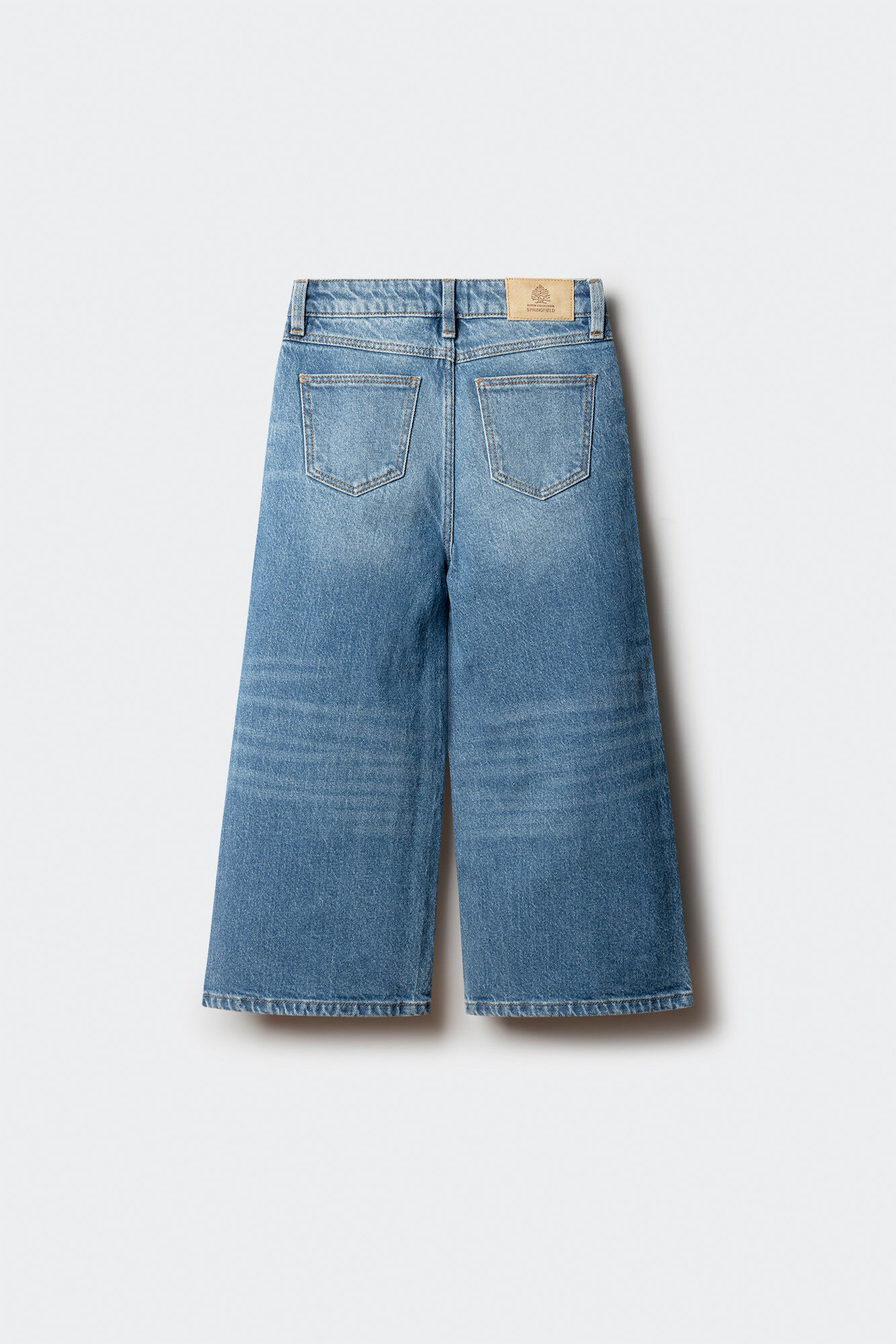 Springfield Kids Jeans denim culotte ni&ntilde;a azul
