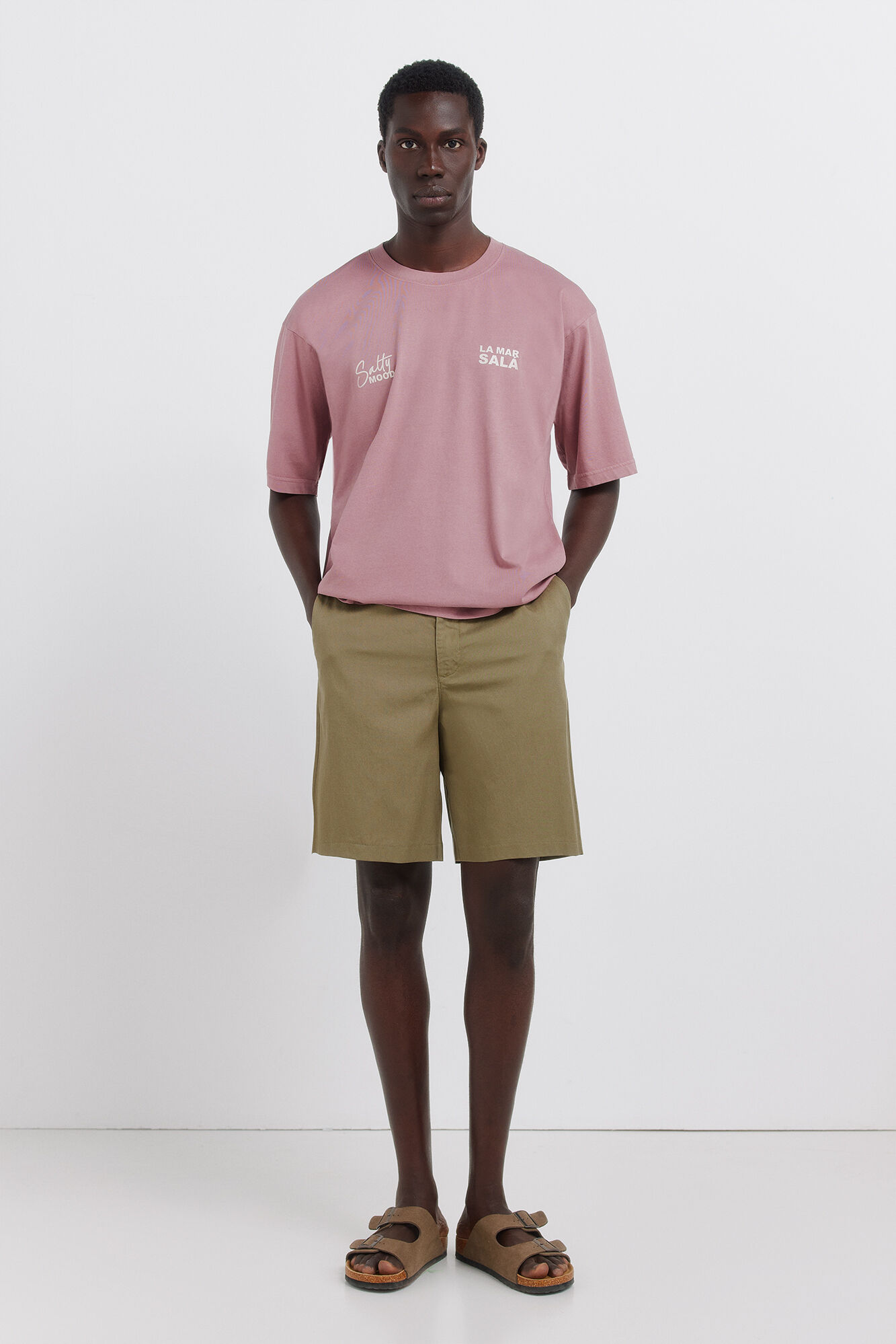 Springfield Playera mar sal&aacute; rosa