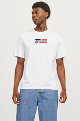 Springfield Playera regular fit logo natural