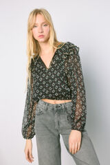Springfield Camisa Maya negro