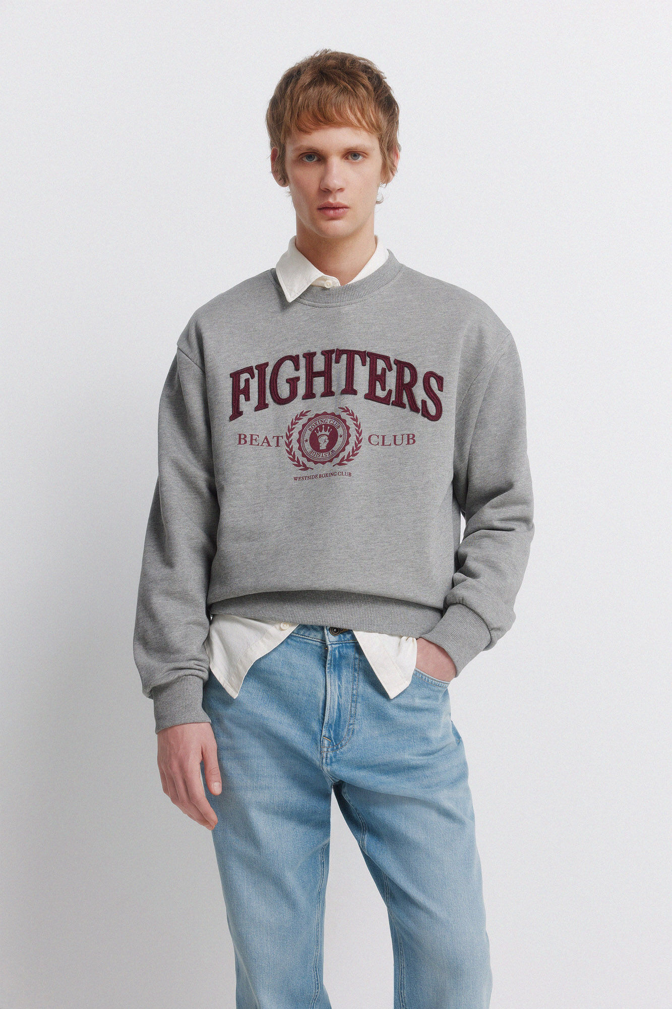 Springfield Jeans lavado medio claro regular fit azul