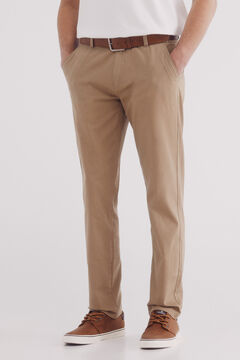 Springfield Pantalón chino estructura comfort fit beige