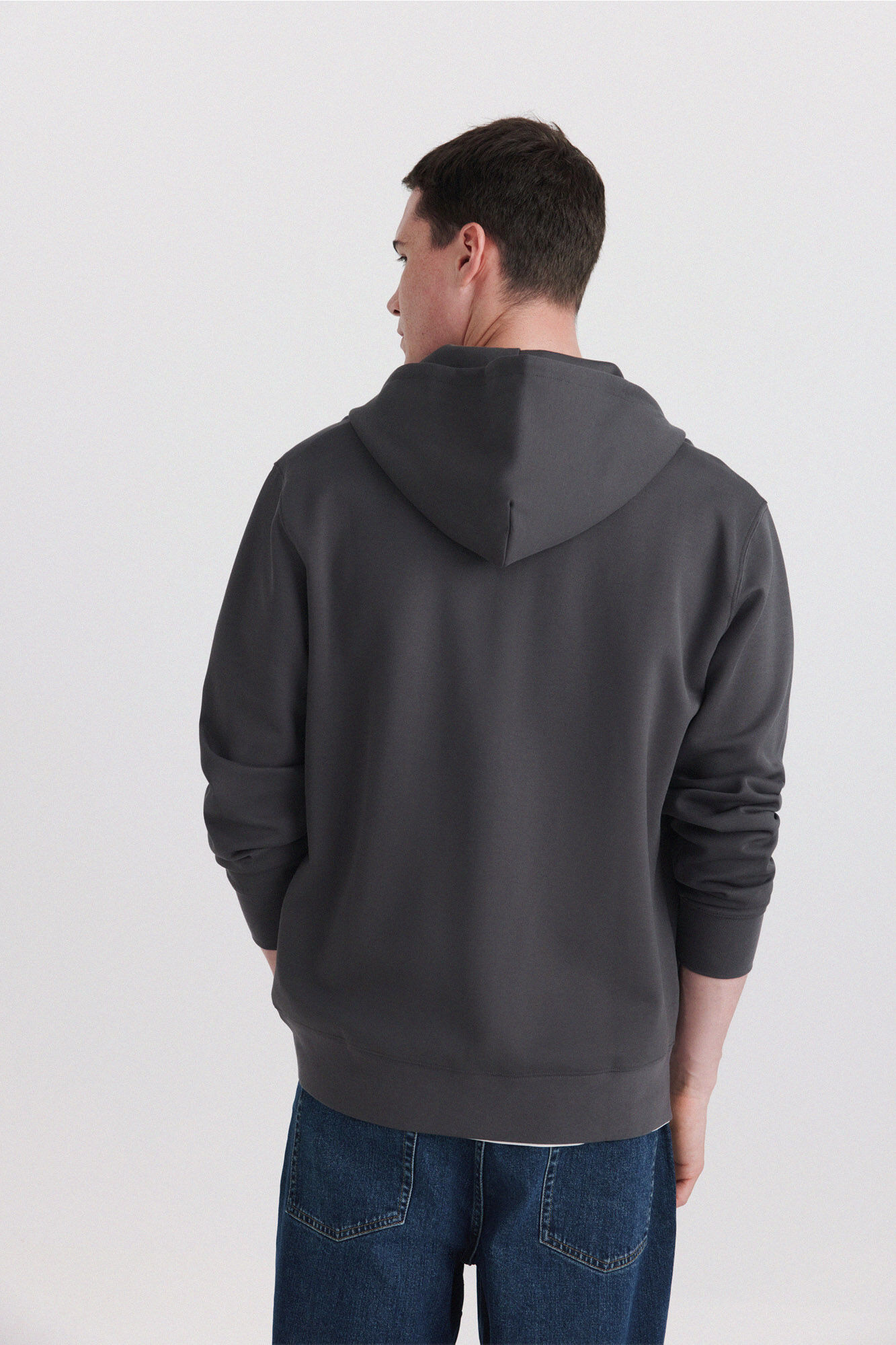 Springfield Sudadera t&eacute;cnica con capucha gris