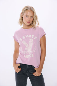 Springfield Playera gráfica morado/lila