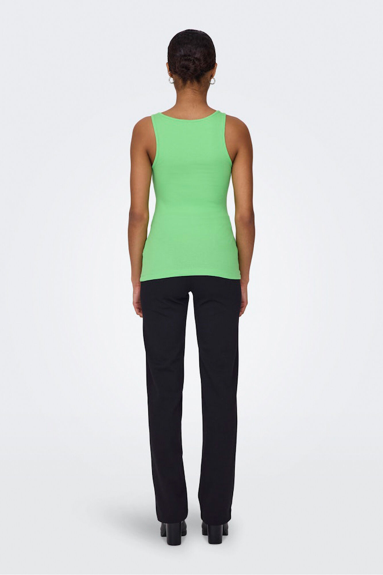 Only Playera sin mangas  verde