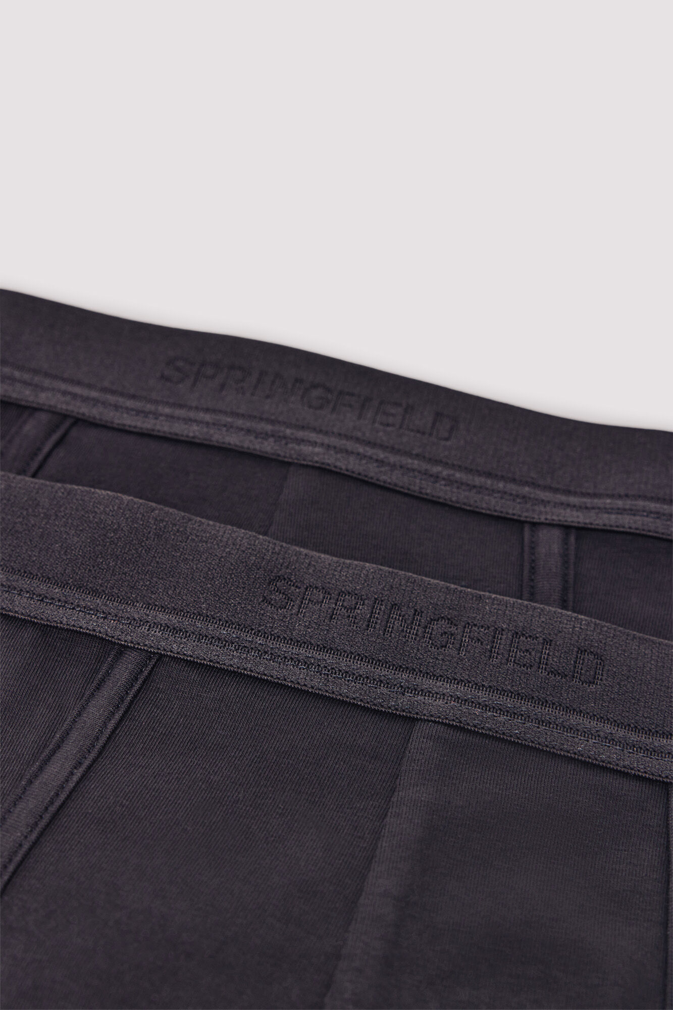 Springfield Pack 2 slips b&aacute;sicos negro