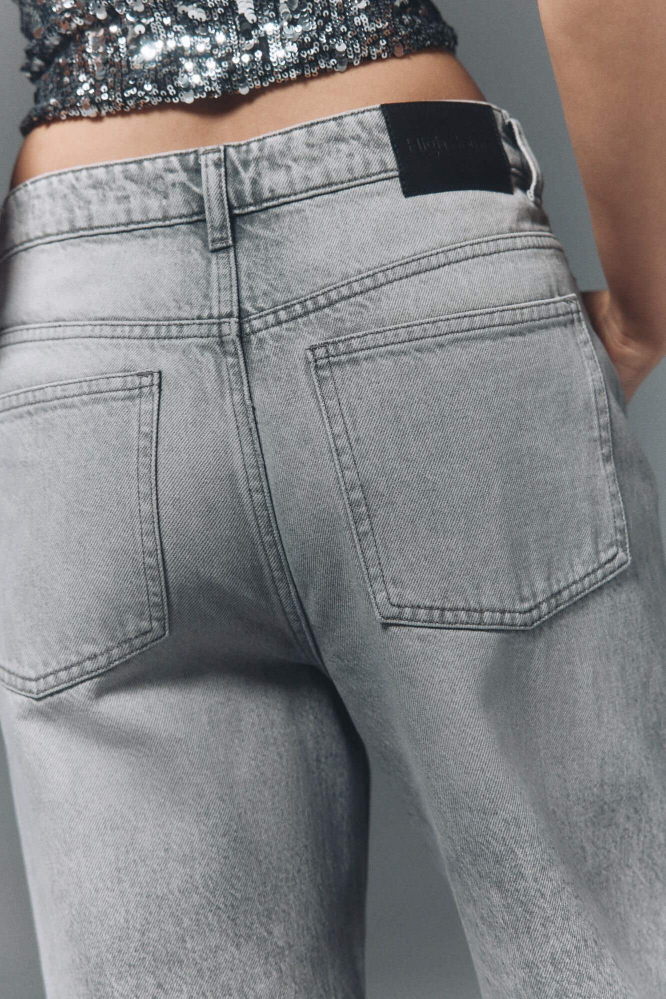 High Spirits Pantal&oacute;n de piedra gris