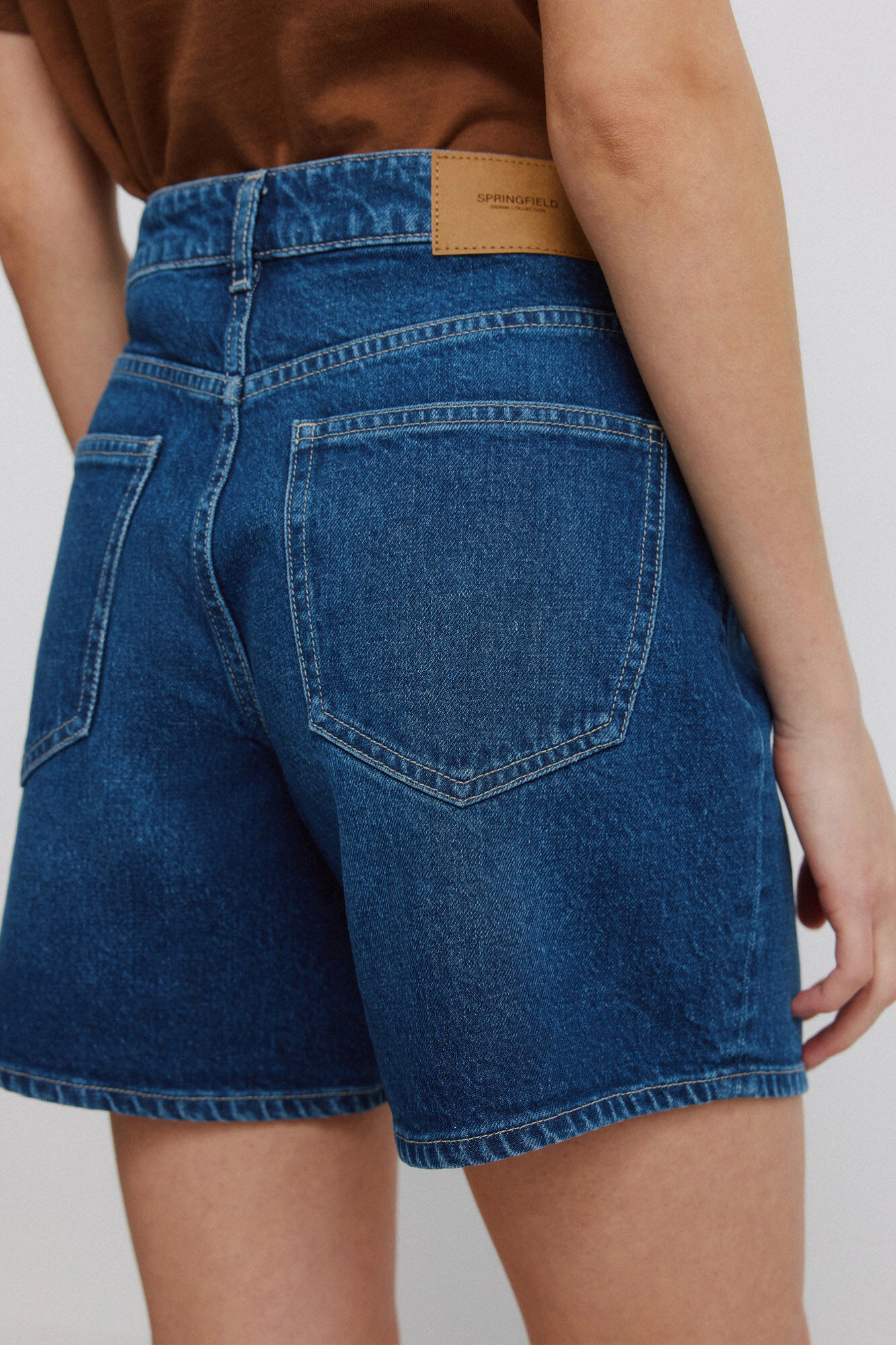 Springfield Bermudas de mezclilla azul