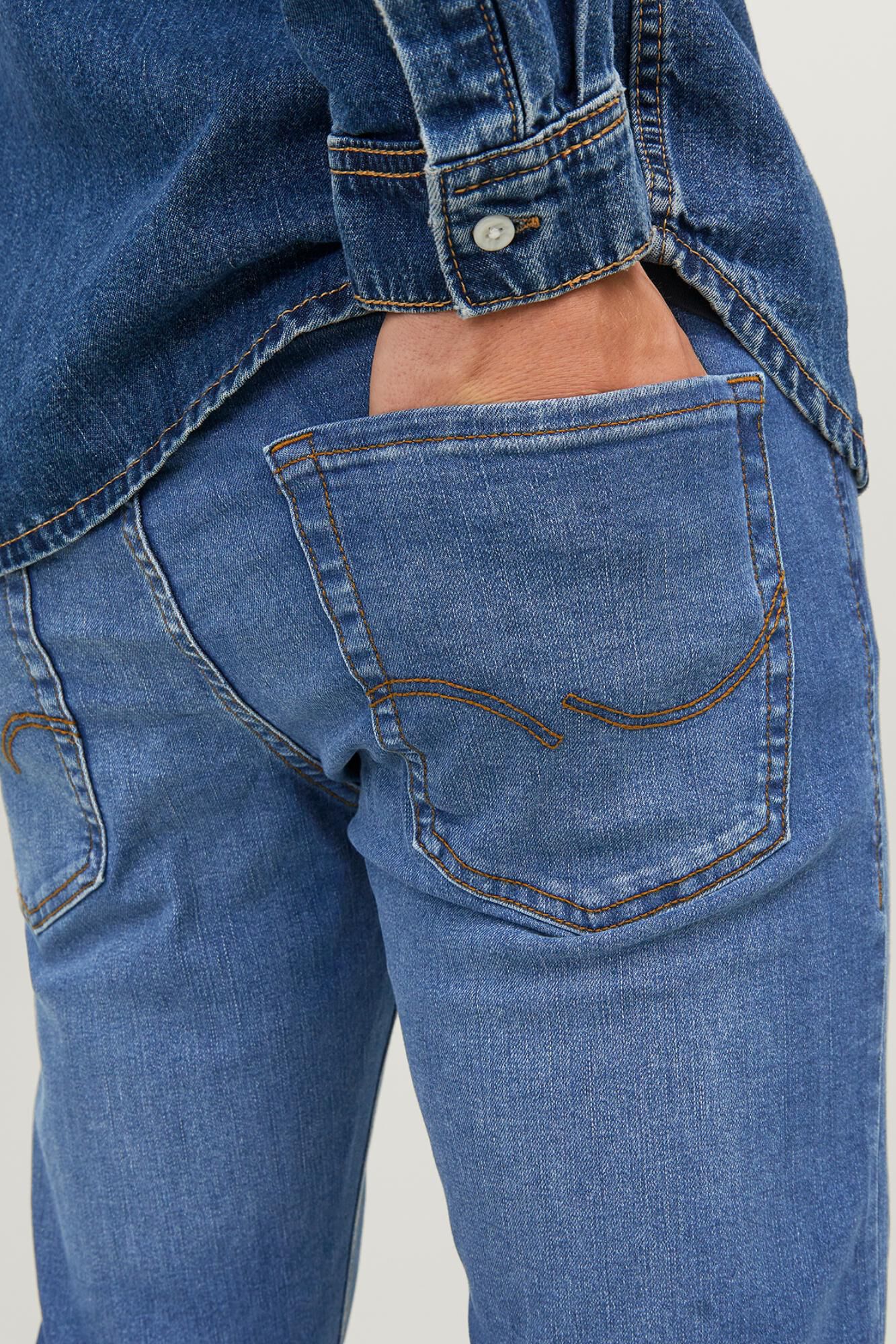 Jack & Jones Jeans slim efecto lavado azulado