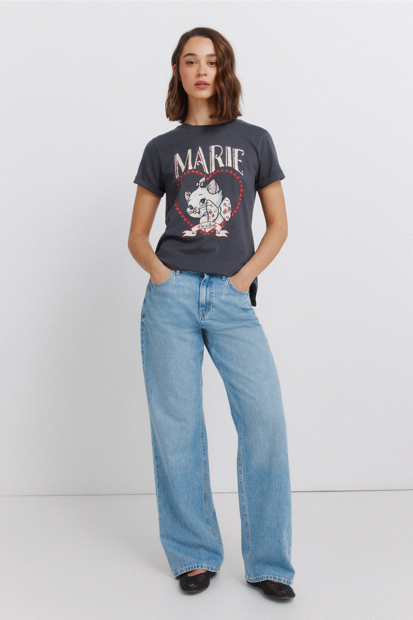 Springfield Playera de manga corta con estampado