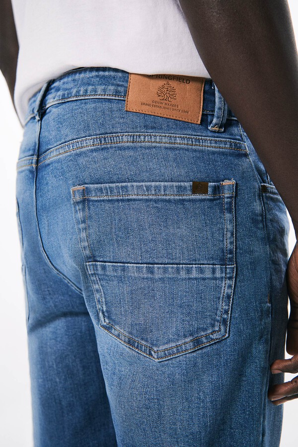 Springfield Jeans slim fit azul