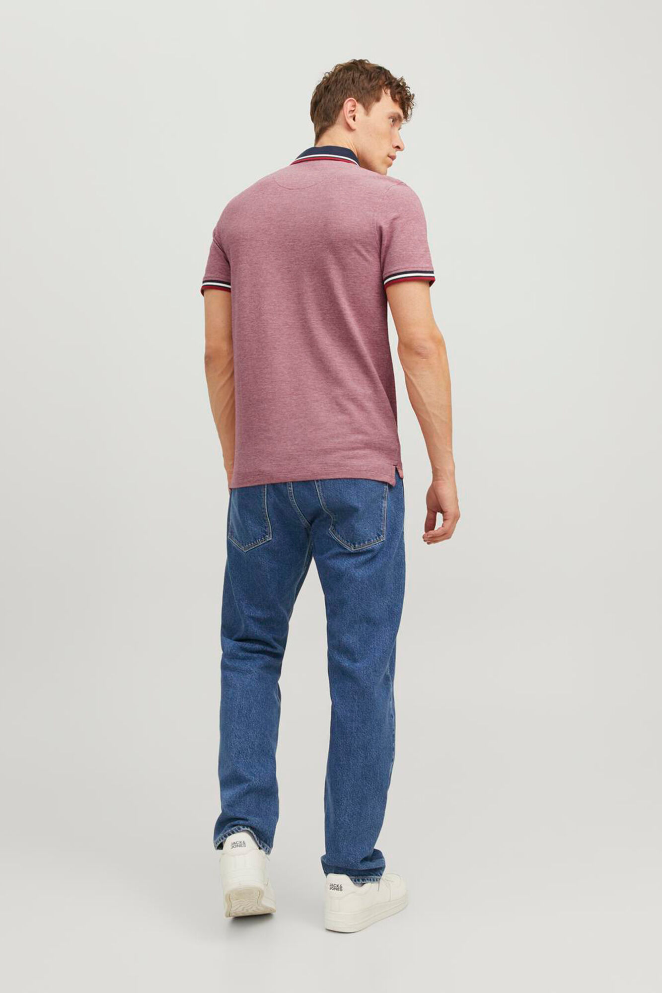 Jack & Jones Polo slim fit rojo