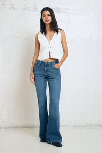 Springfield Jeans flare azul