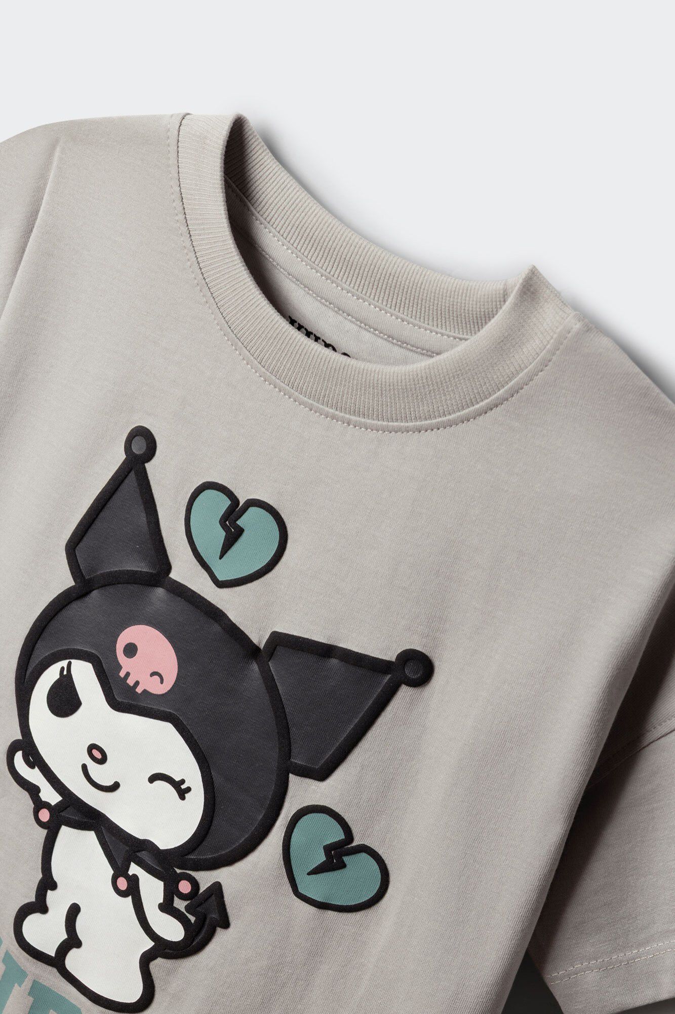 Springfield Kids Playera "Kuromi" para ni&ntilde;a gris