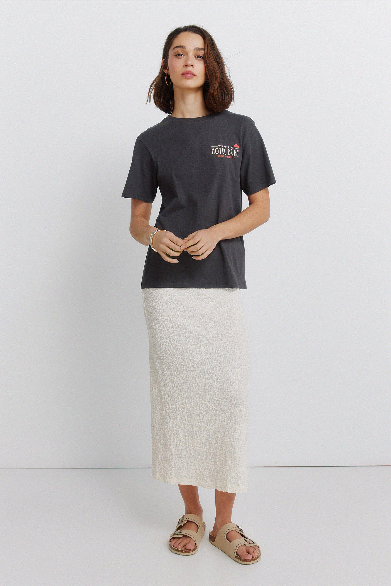 Springfield Playera manga corta estampado