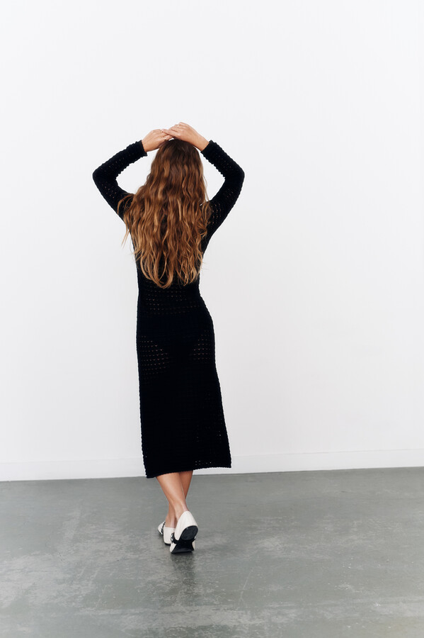 High Spirits Vestido "Karla"  negro