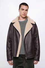 Springfield Cazadora perfecto doble faz café