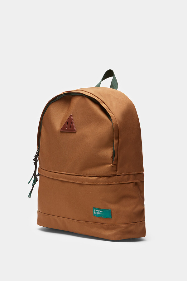 Springfield Mochila básica monocolor nude
