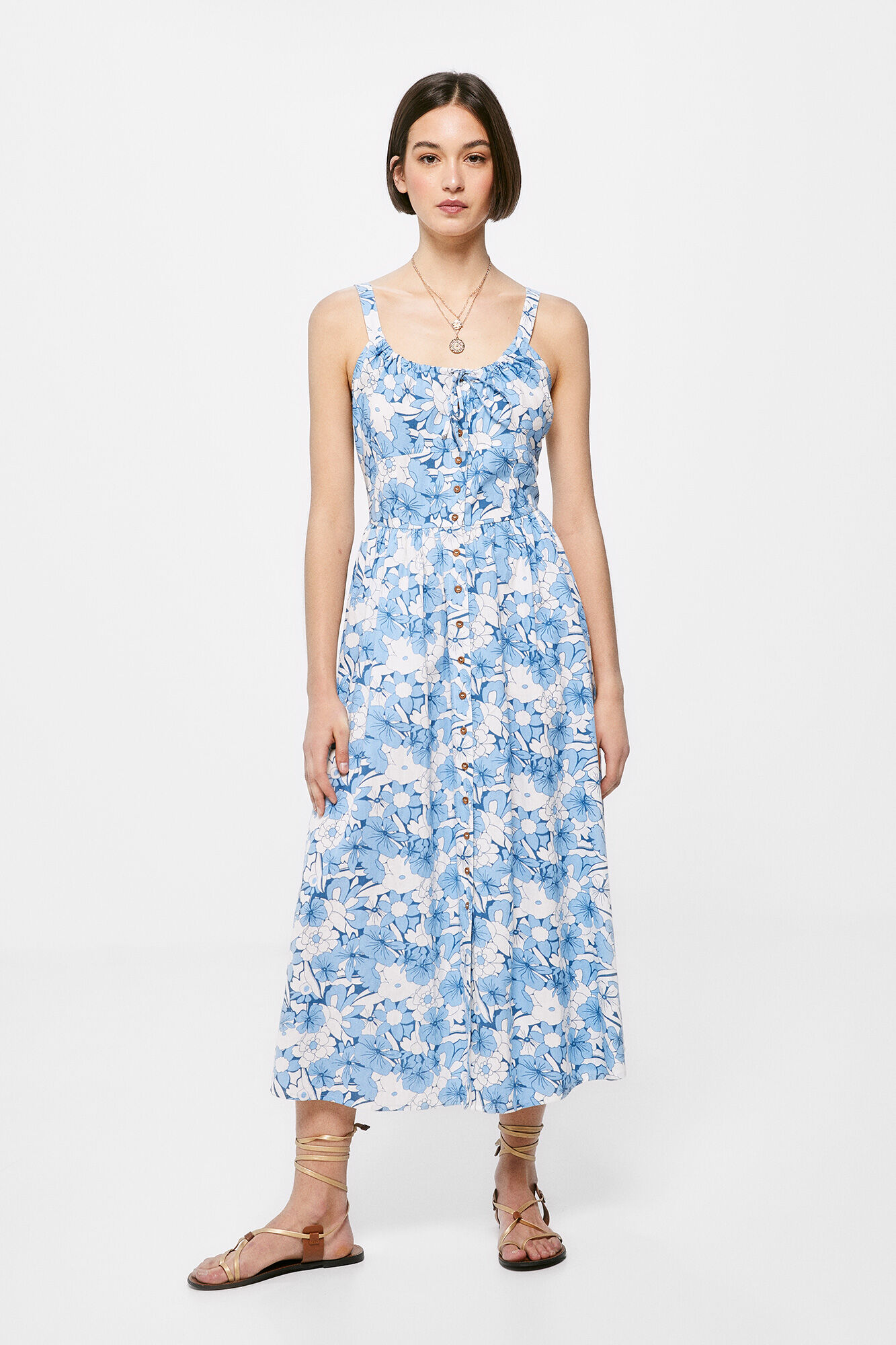 Vestido store azul springfield