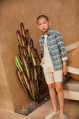 Springfield Camisa Etnica niño verde