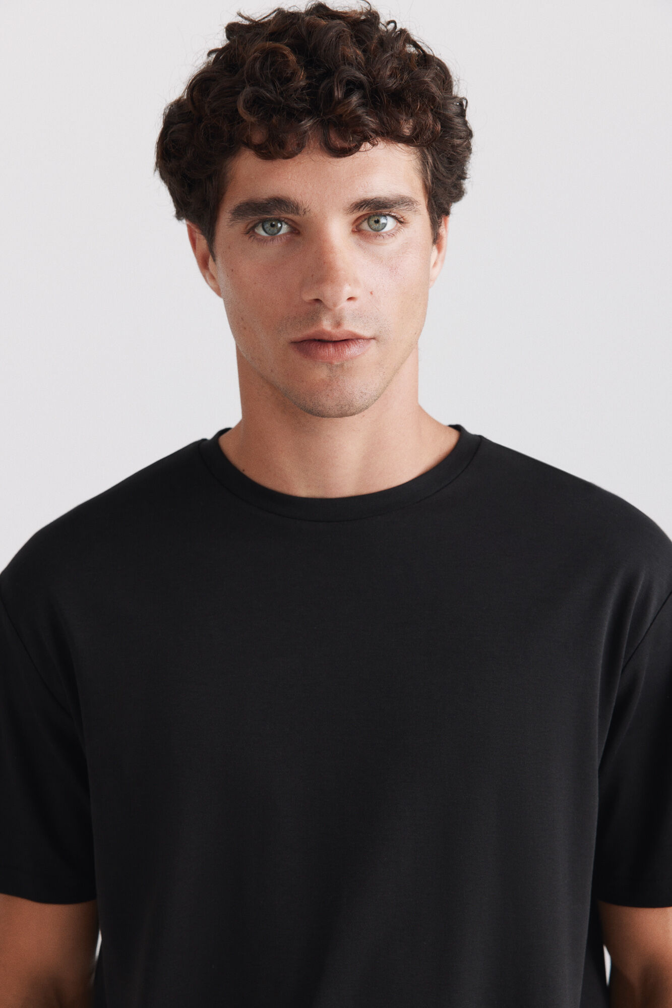 Springfield Playera de textura negro