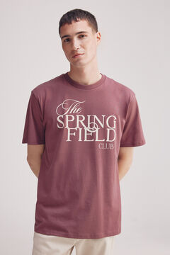 Springfield Playera logo Springfield club púrpura