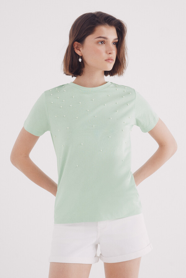 Springfield Playera perlas verde