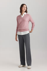Springfield Su&eacute;ter cuello redondo rosa